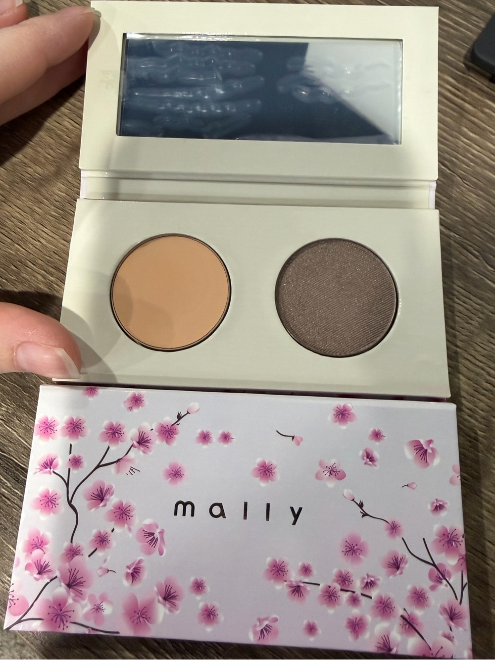 2 x Mally Beauty Frosted Taupe Eyeshadow Palette NEW